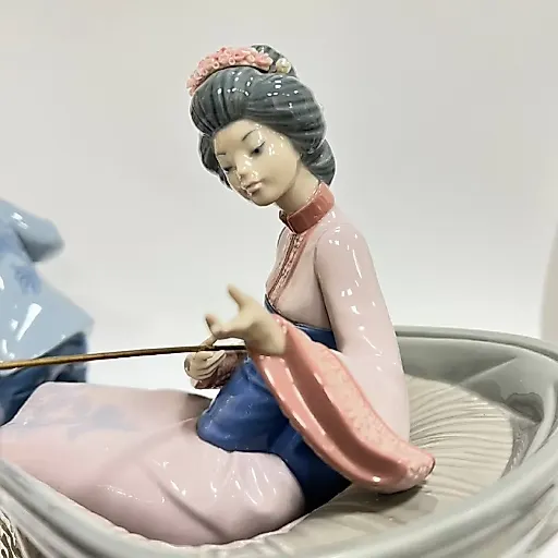 Фарфоровая статуэтка Lladro "Поездка на рикше" - View 6