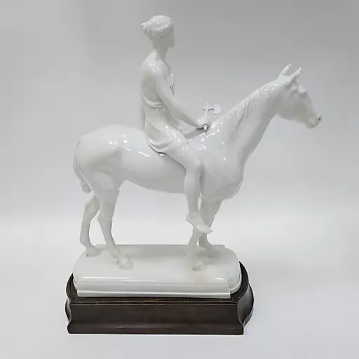 Фигурка «Амазонка» Ар деко 1920 годы KPM Берлин - View 9