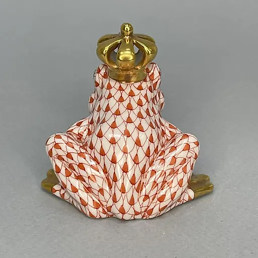 Фигурка Король-лягушка с короной Herend 1960-1970гг Венгрия - View 4