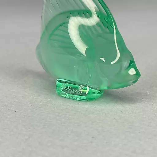 Хрустальная рыбка бирюзового оттенка - View 5