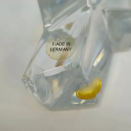 Фигурка белого полярного медведя “Lord of ice” - Повелитель льда на хрустальной подставке - View 13