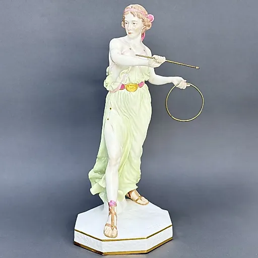 Скульптура HOOP THROWER модель Reinhold Boeltzig Германия 1909 г - View 2