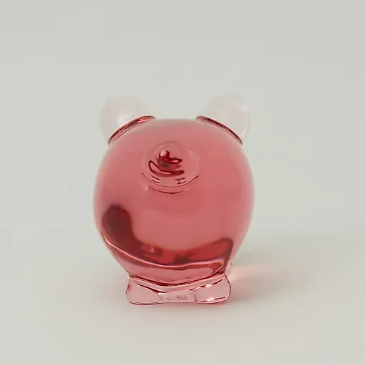 Фигурка Свинка розовая Баккара Франция Фирменная коробка - View 4