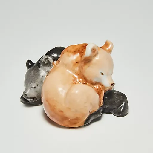 Статуэтка "Спящие медвежата", скульптор Б.Я.Воробьев - View 3