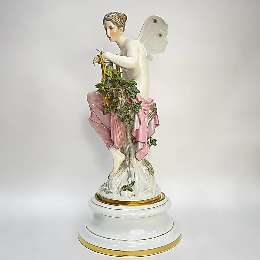 Редкая старинная фигурка "Психея" Модель Рудольфа Хельбе 1900е г - View 6