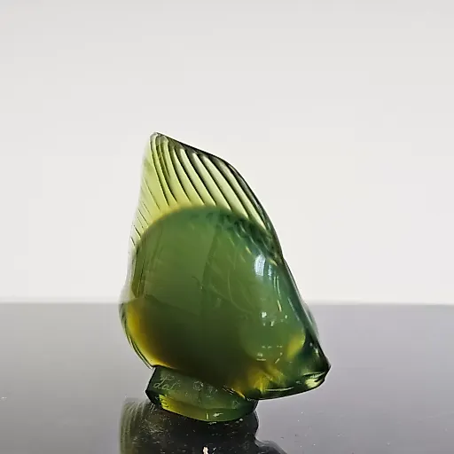 Хрустальная рыбка зеленого оттенка - View 13