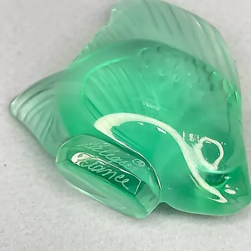 Хрустальная рыбка бирюзового оттенка - View 6