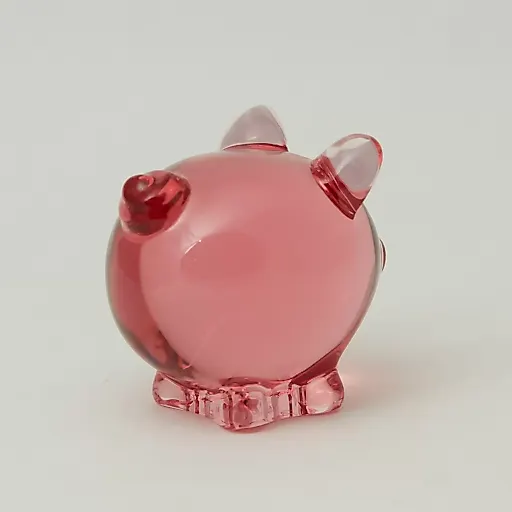 Фигурка Свинка розовая Баккара Франция Фирменная коробка - View 3