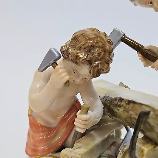 Статуэтка Амуры в роли плотников - View 5