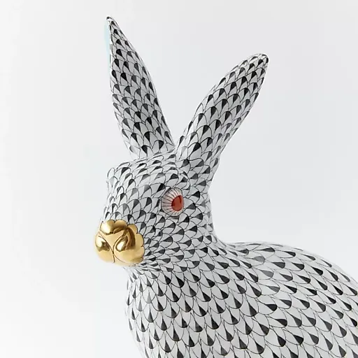 Коллекционная фарфоровая статуэтка "Заяц" - View 5