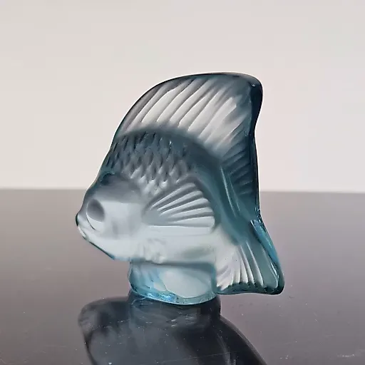 Хрустальная рыбка голубого оттенка - View 20