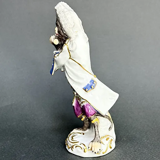 Статуэтка Обезьяна с флейтой из серии обезьяний оркестр Германия 1976 г - View 4