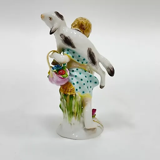 Фигурка "Девочка с овечкой" КРМ 1910-1920 - View 4