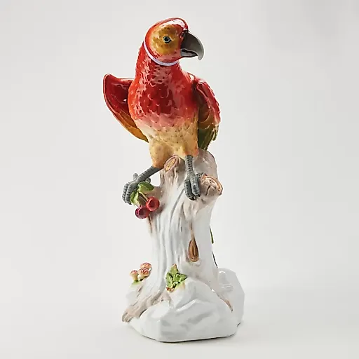 Попугай большой с красно-желтым оперением, Potschappel - View 2