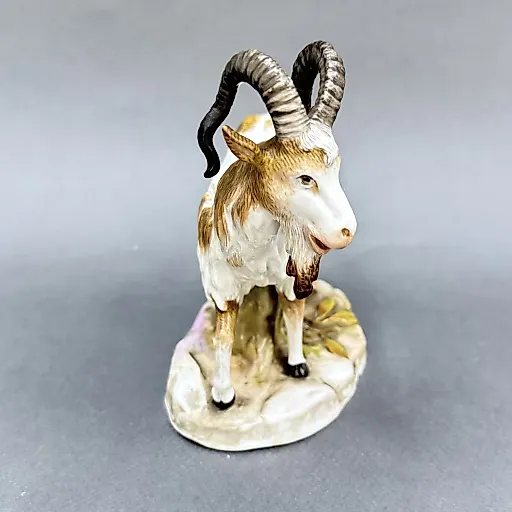 Старинная статуэтка "Козел". Тюрингия, 1900 годы - View 2