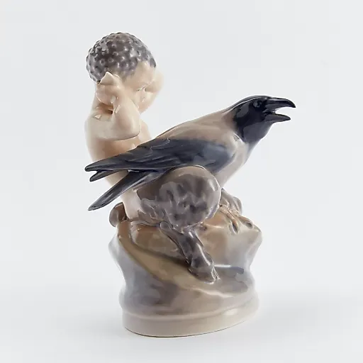 Коллекционная статуэтка "Фавн и ворон" - View 3