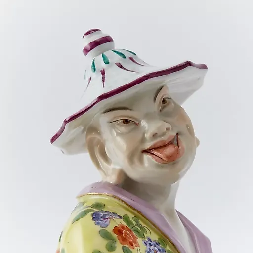 Антикварная емкость для специй "Китаец на раковине" - View 4