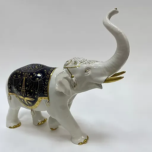 Фигурка "Индийский слон с поднятым хоботом" 1930е гг - View 4