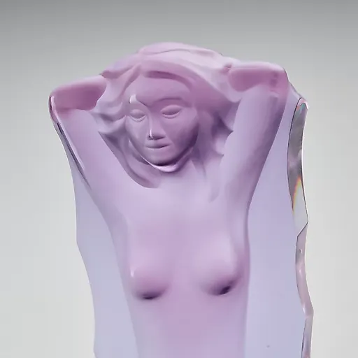 Статуэтка пресс-папье из аметистового стекла из коллекции Ingrid. Модель 1935 г. - View 4