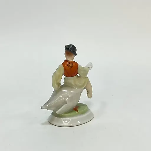 Статуэтка "Мальчик на гусе" 1950е гг - View 4