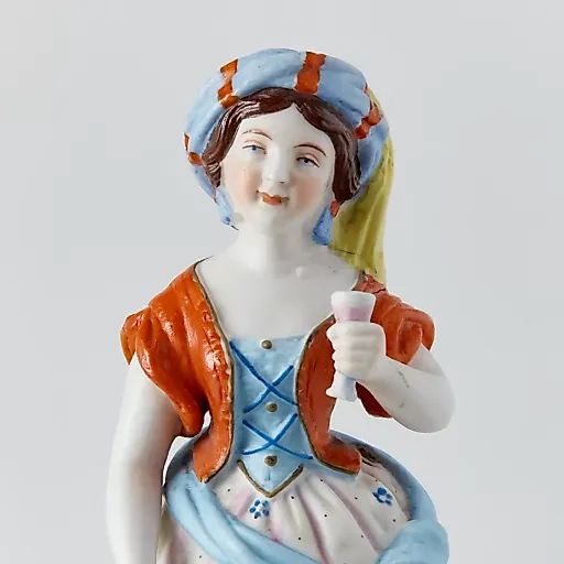 Старинные парные статуэтки "Турок с турчанкой" - View 6