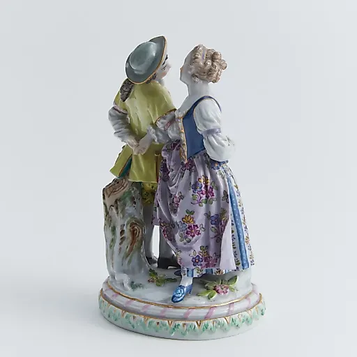 Старинная статуэтка "Танцующая пара" - View 2