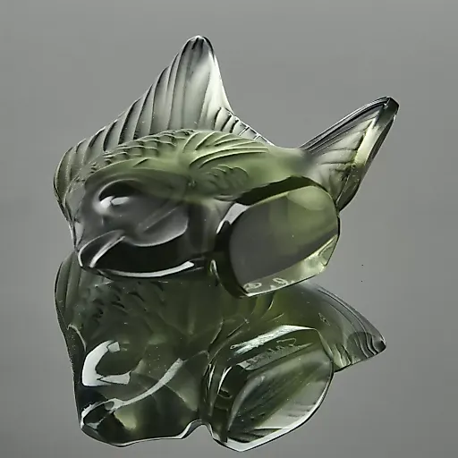 Хрустальная рыбка зеленого оттенка - View 11