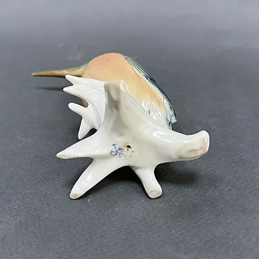 Редкая статуэтка "Зимородок". Германия, Карл Энс - View 4