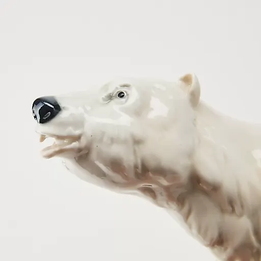 Винтажная статуэтка Белый медведь - View 6