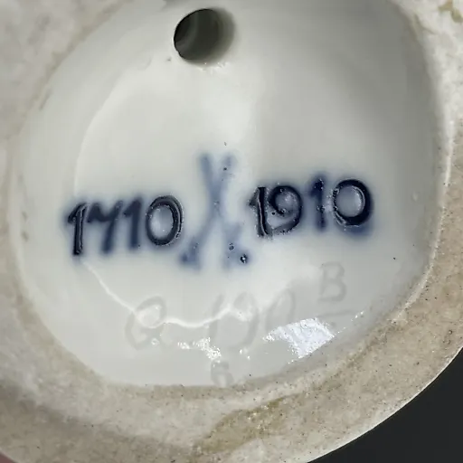 Фарфоровая статуэтка Прусская невеста юбилейное клеймо 1910 - View 8