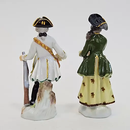 Мейсенские миниатюры "Охотник" и "Охотница" - View 3