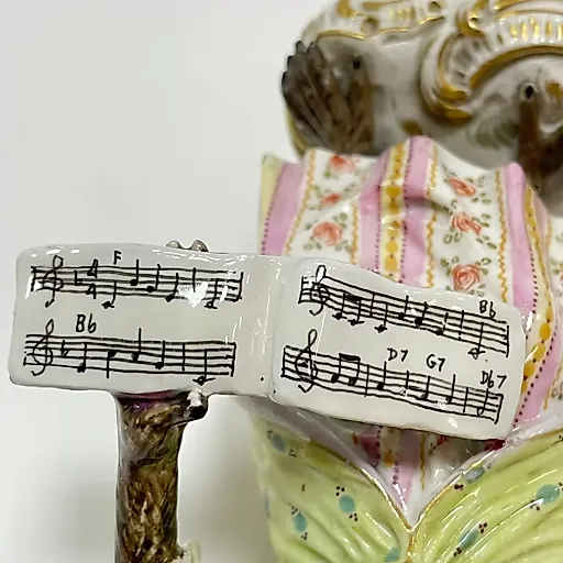 Статуэтка "Обезьяна с нотами" 1900е г - View 5