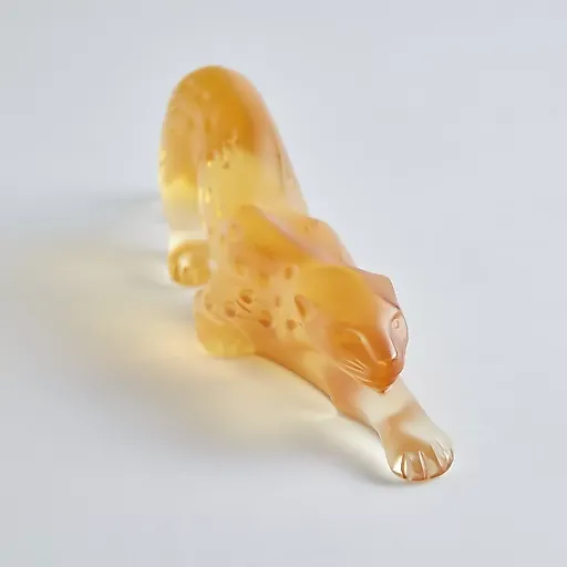 Статуэтка пантеры янтарного оттенка "Zeila" - View 4