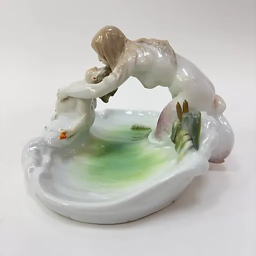 Скульптурная группа "Чаша с нимфой и тритоном" Германия 1900гг - View 3