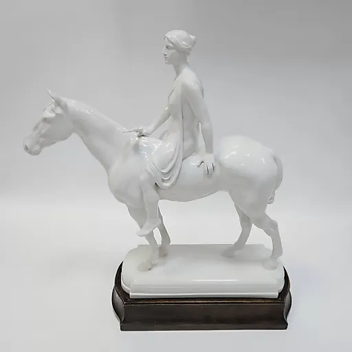 Фигурка «Амазонка» Ар деко 1920 годы KPM Берлин - View 2