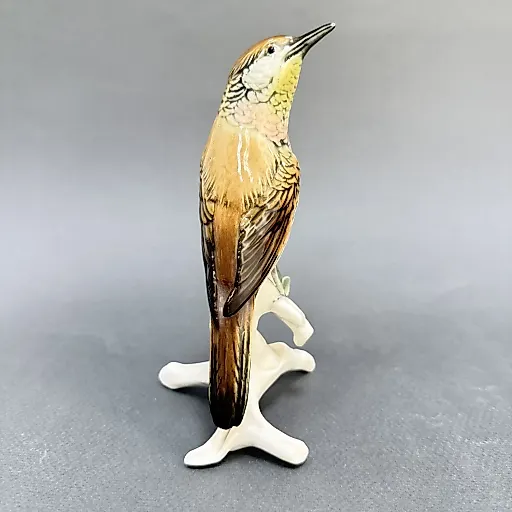 Коллекционная очень редкая фигурка Соловей на ветке Карл Энс 1950 - 1960 годы - View 4