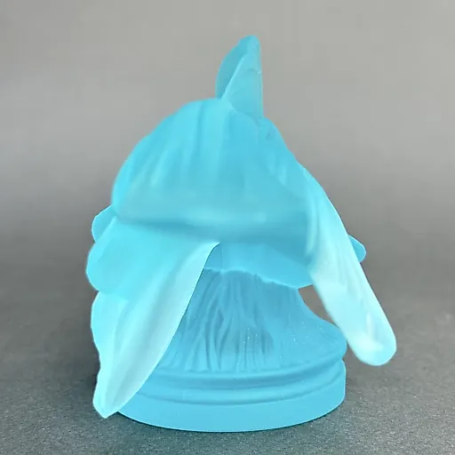 Gold Fish из голубого аквамаринового уранового стекла дизайн 1930г. Г. Хоффманн Чехия 21 в - View 5