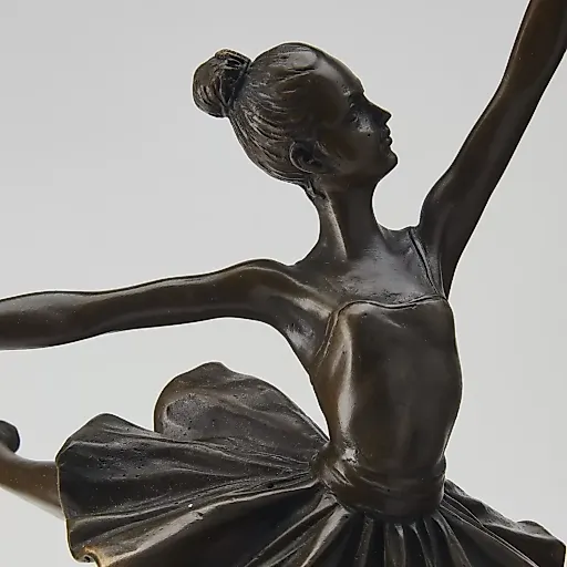 Бронзовая статуэтка Балерина в стиле Арт-деко - View 8