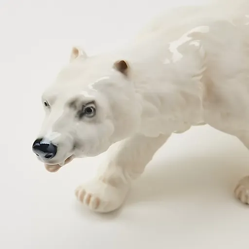 Винтажная статуэтка Белый медведь - View 7