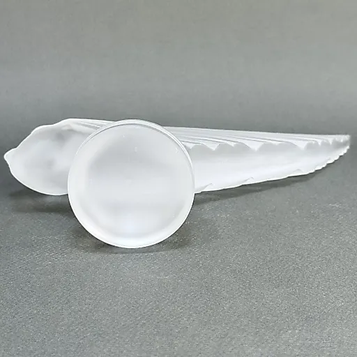 -маскот Victoire в стиле Артдеко сатиновое стекло модель Г.Хоффманн 1930е г Чехия 21 - View 7