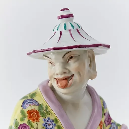 Антикварная емкость для специй "Китаец на раковине" - View 7