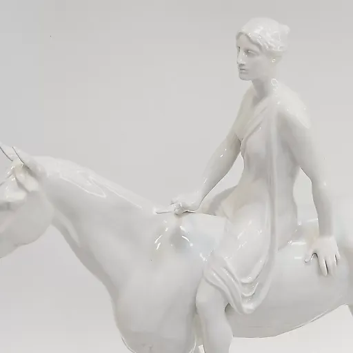 Фигурка «Амазонка» Ар деко 1920 годы KPM Берлин - View 4