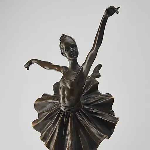 Бронзовая статуэтка Балерина в стиле Арт-деко - View 6