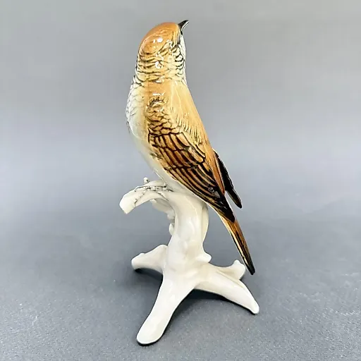 Коллекционная очень редкая фигурка Соловей на ветке Карл Энс 1950 - 1960 годы - View 3