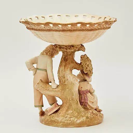 Старинная ваза ручной работы blush ivory - View 3