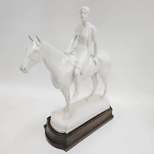 Фигурка «Амазонка» Ар деко 1920 годы KPM Берлин - View 5