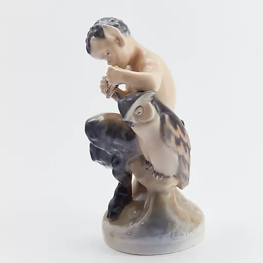 Статуэтка "Фавн с филином" - View 2