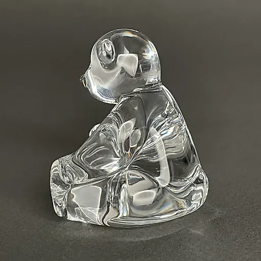 Коллекционная хрустальная статуэтка Медвежонок Тедди ручной работы - View 6