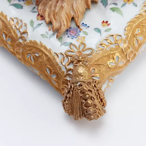 Антикварная фарфоровая скульптура «Русская борзая» - View 5