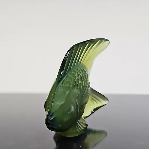 Хрустальная рыбка зеленого оттенка - View 12